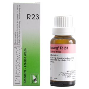 dr. reckeweg r23 nosoderm eczema drops 22ml – for eczema, dermatitis, psoriasis, skin allergies, itching & chronic skin conditions