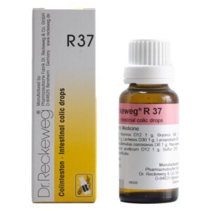 dr. reckeweg r37 colinteston intestinal colic drops – intestinal colic, abdominal pain, gas, bloating, cramping, indigestion & digestive spasms relief – 22ml