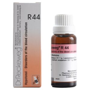 dr reckeweg r44 hypotonol drops 22ml – for low blood pressure, hypotension, poor blood circulation, dizziness, fatigue & weakness