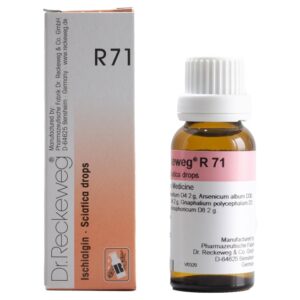 dr. reckeweg r71 ischialgin sciatica drops 22ml for sciatica, ischialgia, lower back pain, nerve pain, leg pain, lumbar pain, neuralgia relief