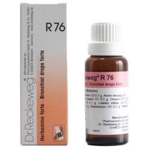 dr reckeweg r76 (herbamine forte) asthma forte drops 22ml – for asthma, bronchitis, wheezing, shortness of breath, chronic cough, allergic respiratory disorders
