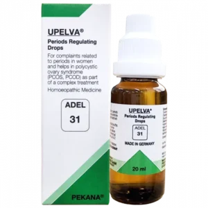 adel 31 (upelva) periods regulating drops 20ml – for pcos, pcod, irregular periods, hormonal imbalance, menstrual disorders & ovarian health
