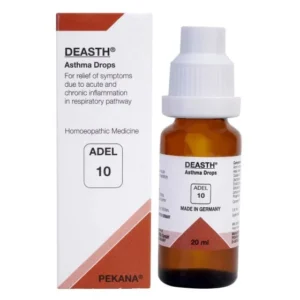 adel 10 (deasth) respiratory drops 20ml – natural relief for asthma, bronchitis, chronic cough, wheezing, shortness of breath & respiratory disorders