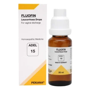 adel 15 (fluofin) women’s white discharge drops 20ml – for leucorrhoea, vaginal discharge, yeast infection, vaginitis, hormonal imbalance & female reproductive health support