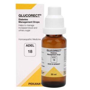 adel 18 (glucorect) diabetes management drops 20ml – for type 1 & type 2 diabetes, high blood sugar, insulin resistance, hyperglycaemia, pancreatic support & metabolic balance