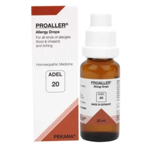 adel 20 (proaller) allergy drops 20ml – natural relief for allergic rhinitis, hay fever, skin allergies, asthma & chronic hypersensitivity