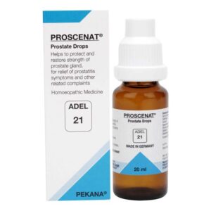 adel 21 proscenat drops 20ml – natural relief for prostate enlargement, benign prostatic hyperplasia (bph), frequent urination, urinary retention & weak bladder control