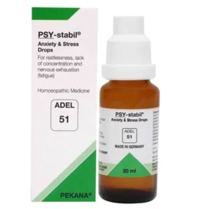 adel 51 (psy stabil) anxiety, stress, nervousness, depression, mental fatigue & emotional imbalance drops 20ml