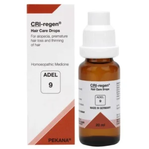 adel 9 (cri regen) hair care drops 20ml – for hair loss, alopecia, dandruff, premature baldness, weak hair roots & scalp disorders | vedabox