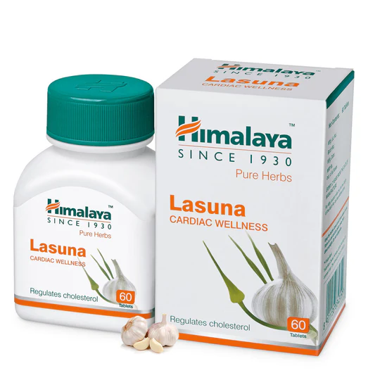Himalaya Pure Herbs Lasuna Cardiac Wellness Tablets