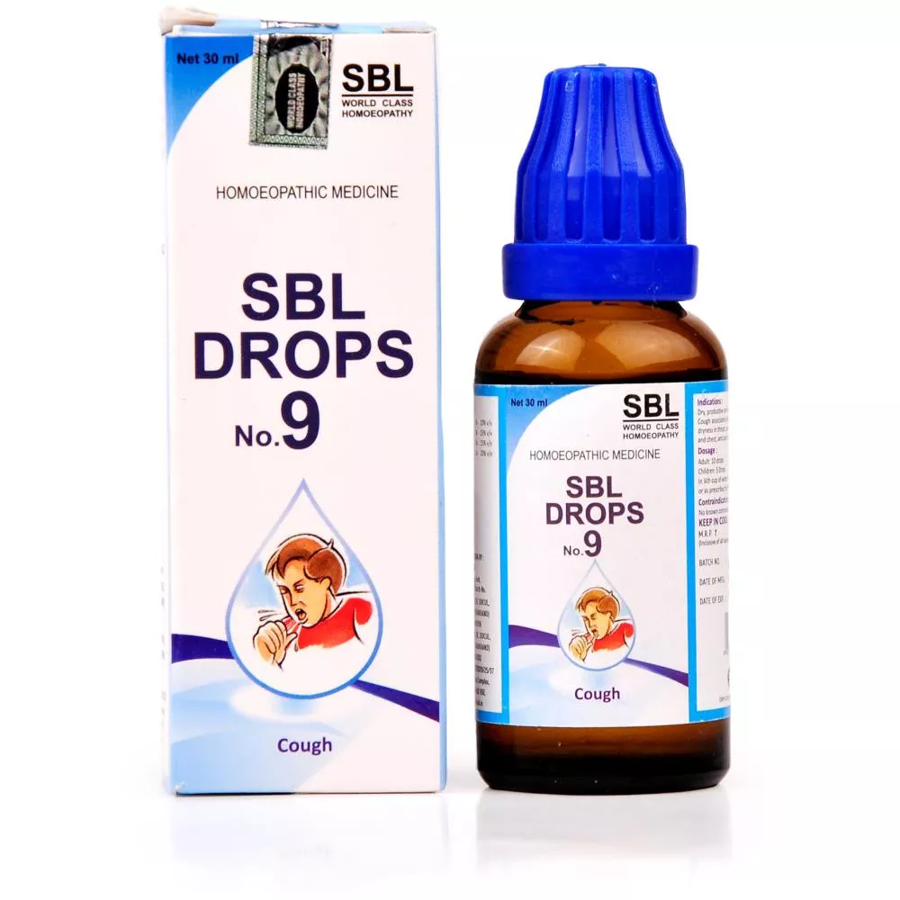 SBL Drops No 9 For Cough