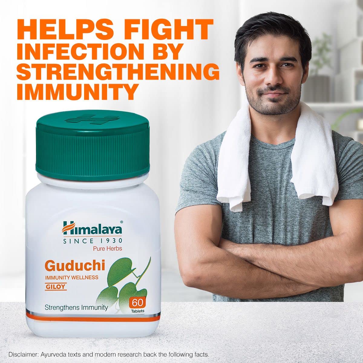 Himalaya Pure Herbs Guduchi Giloy Tablets for Immunity Support, Fever Recovery, Seasonal Wellness & General Health – 60 Tablets - Image 2