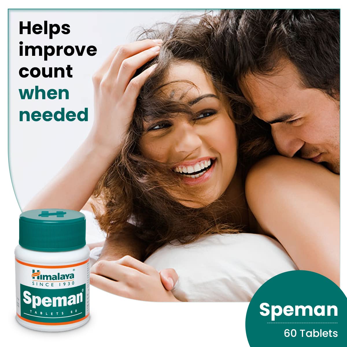 Himalaya Speman Tablets for Male Fertility, Low Sperm Count, Male Infertility, Sexual Weakness, Low Stamina & Reproductive Health – 60 Tablets - Image 3