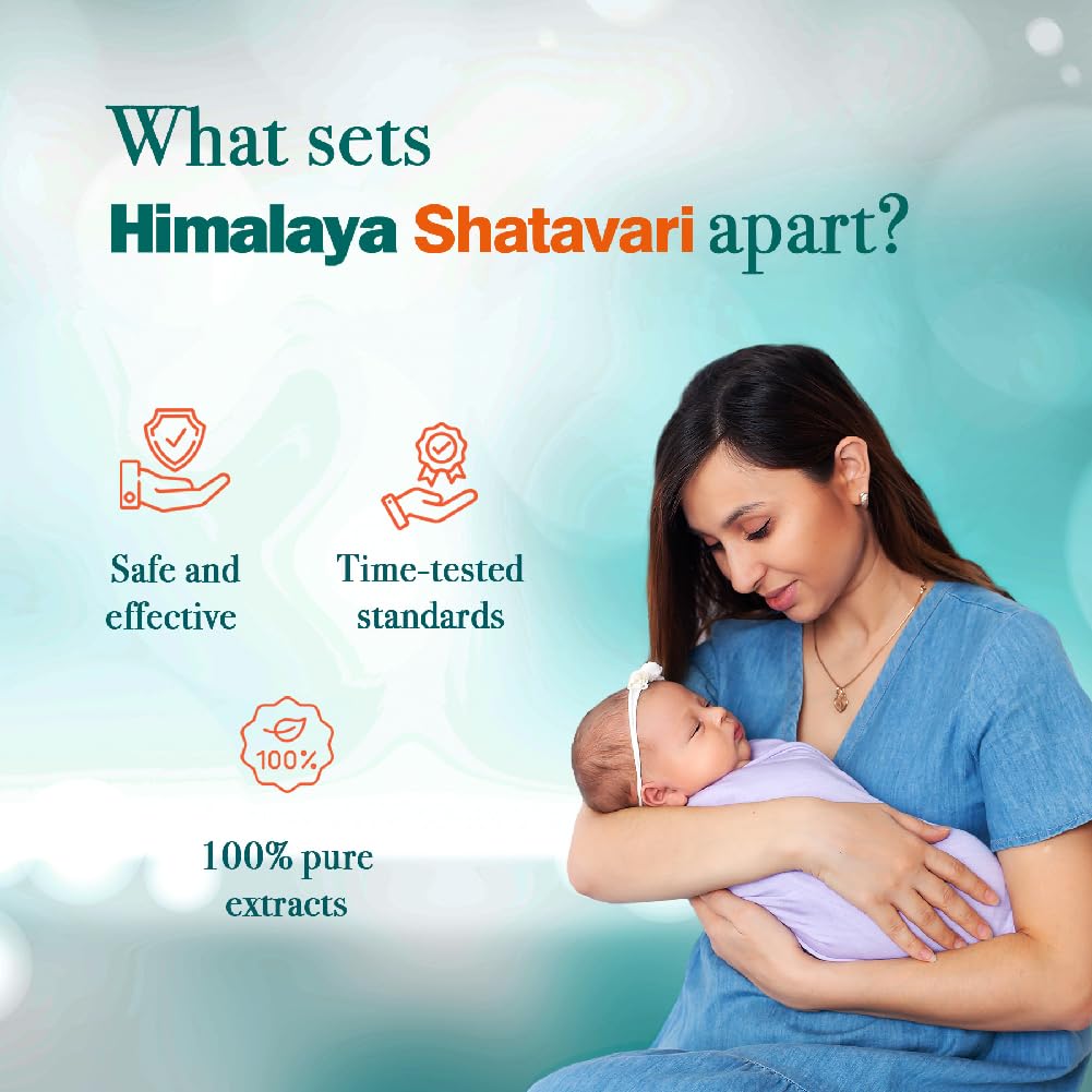 Himalaya Pure Herbs Shatavari Women’s Wellness Tablets for Hormonal Balance, Menstrual Support, Menopause Support, Stress Relief & Reproductive Health – 60 Tablets - Image 5