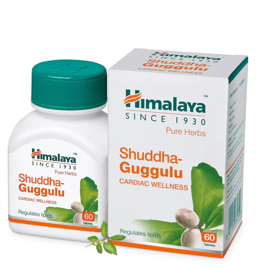 Himalaya Pure Herbs Shuddha Guggulu for Cardiac Wellness