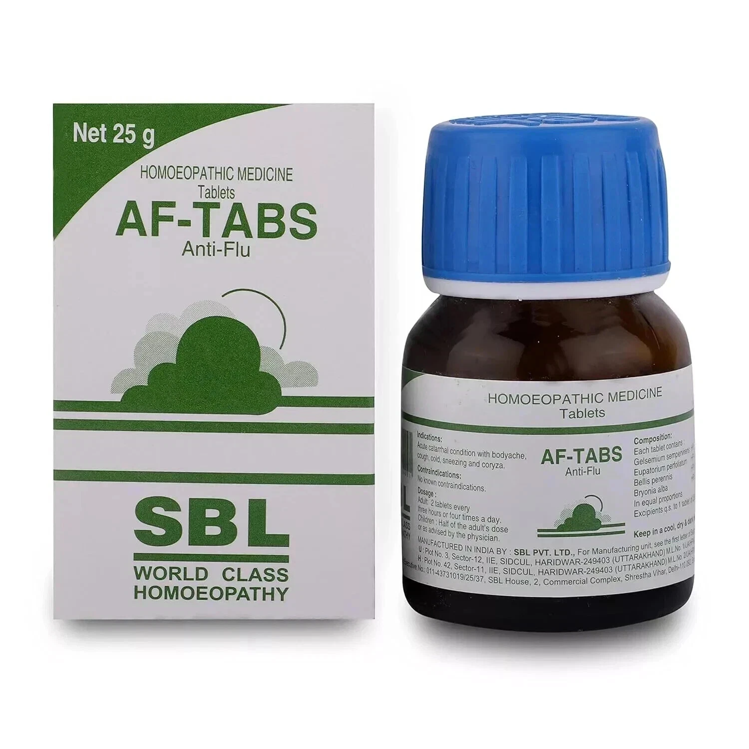 SBL AF Tabs for Fever and Cold Relief
