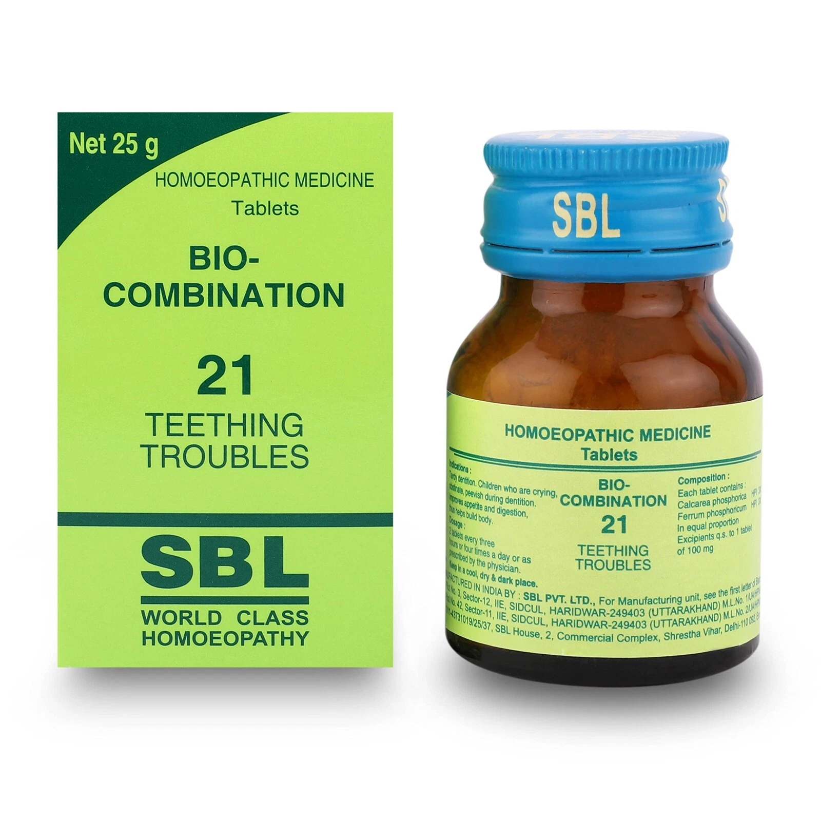 SBL Bio Combination 21 for Teething Troubles