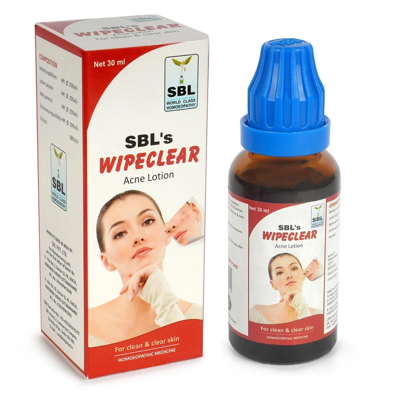 SBL Wipe Clear Acne Lotion 30ml